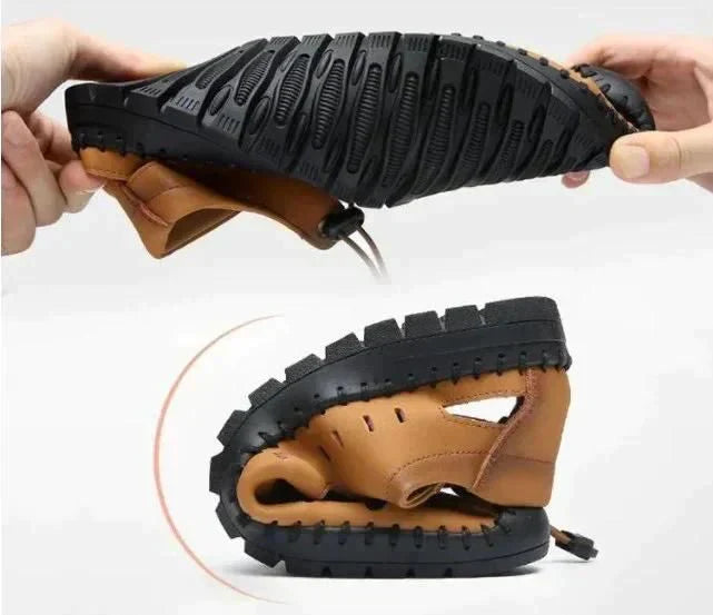Brown Men's Stylish Summers Breathable Sandals
